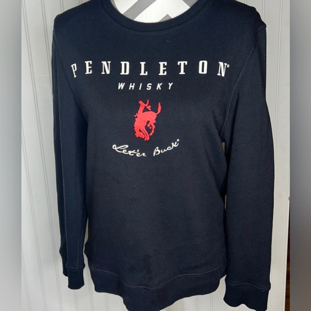 Pendleton whisky let'er buck black sweatshirt sweater XXL